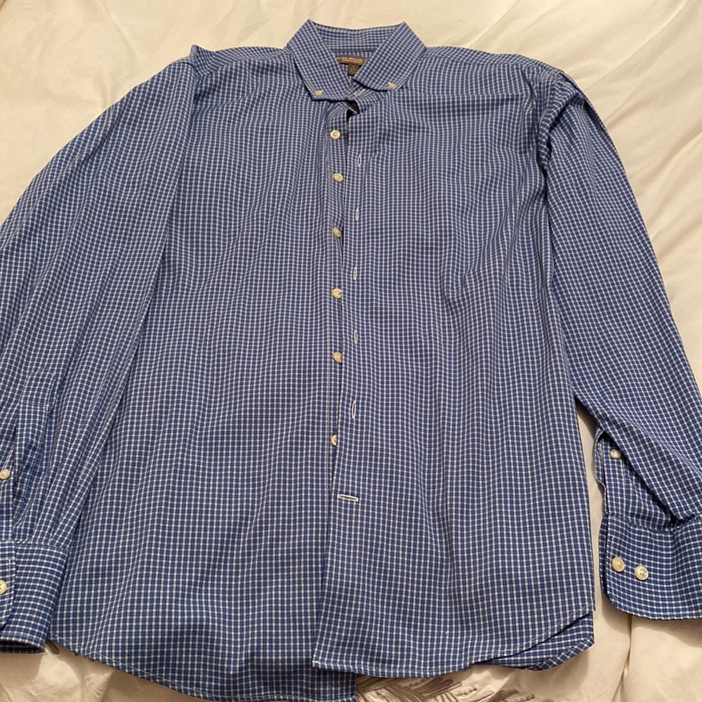Peter Millar blue button down